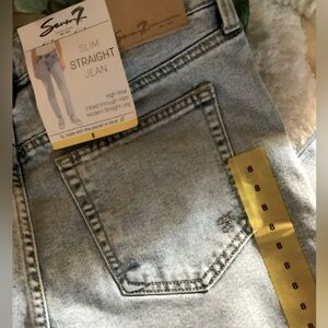 NWT Seven 7 - LYNX Slim Straight Jean. Sz 8